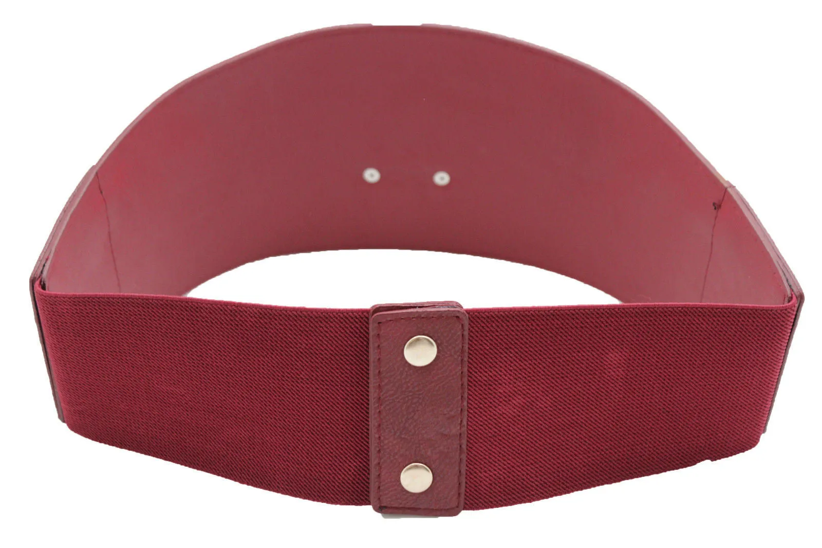 Wide Faux Leather Rope & Tassel Accented Corset Belt