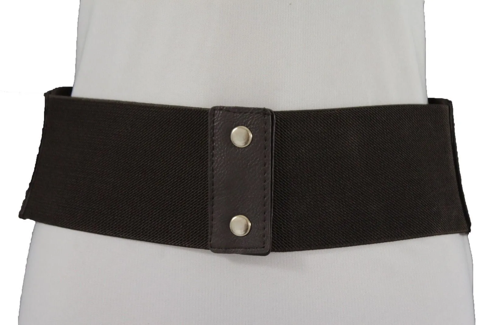 Wide Faux Leather Rope & Tassel Accented Corset Belt