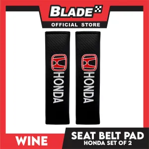 Wine Seat Belt Pad (Honda) Set of 2