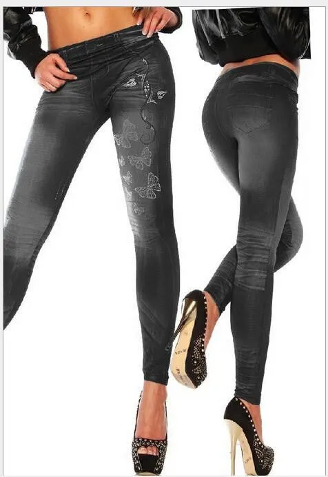 Women Leggings Jeggings Pants Women Leopard Belt Colorful Printed Leggings