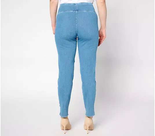 Women with Control Prime Stretch Denim Regular Slim Leg Pants