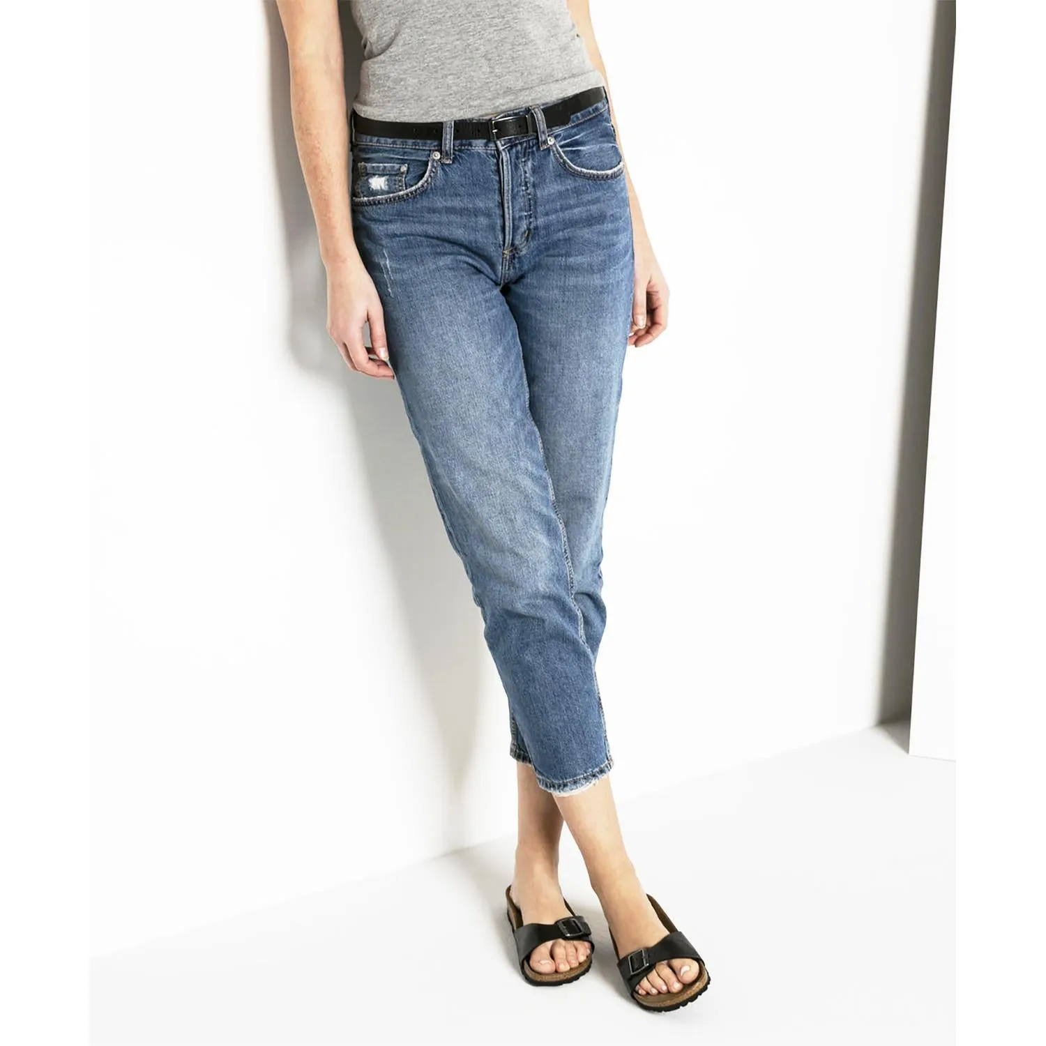 Women's Birkenstock Ohio Black Leather