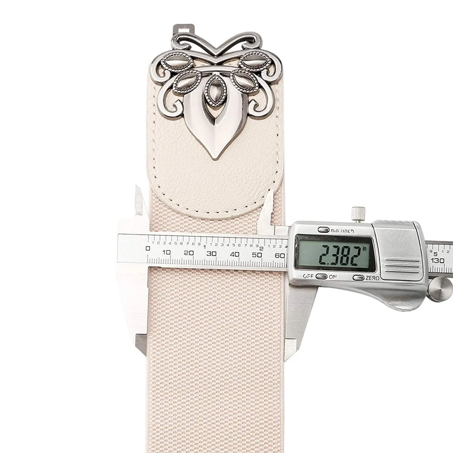 Women's Fashion Vintage Wide Elastic Stretch Adjustable Waist Cinch Belt by JASGOOD