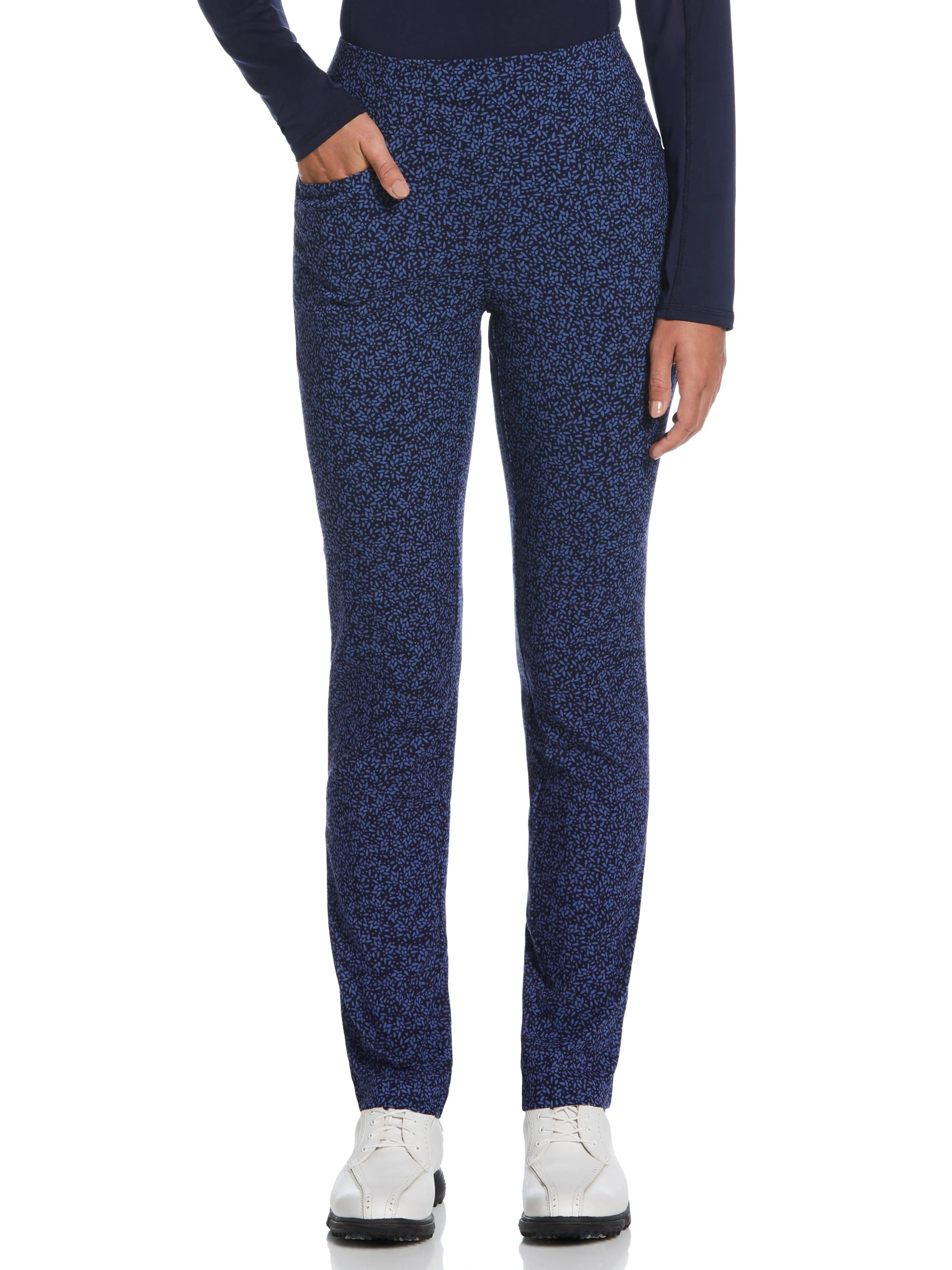 Women's Geo Print Pull-On Golf Pant