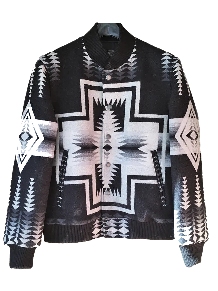 Women's Harding Wool Bomber Jacket by Pendleton