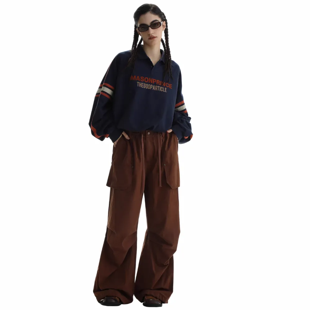 Women's Retro Fashion Solid Color Cargo Pants