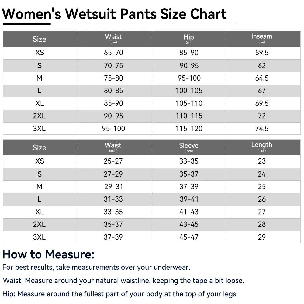 Womens Wetsuit Pants