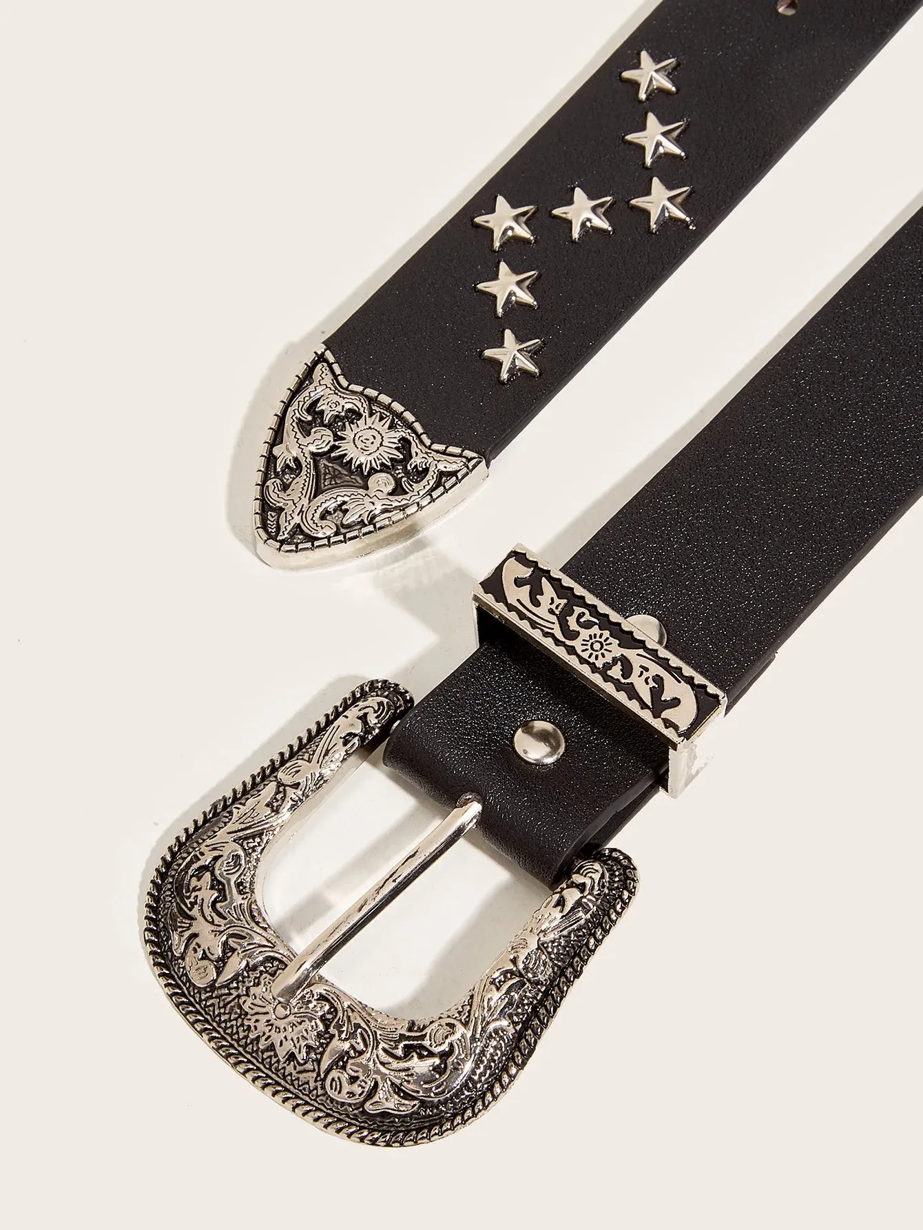 Y2K Vintage Star Rivet Belt