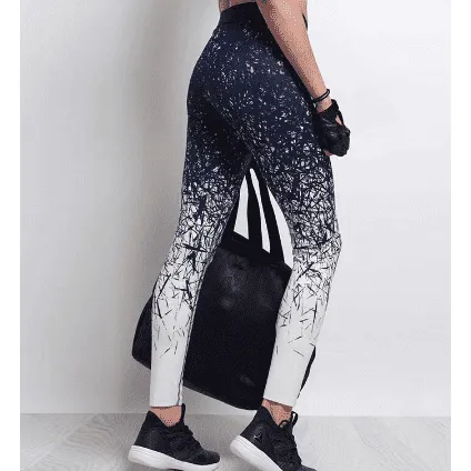Yoga Pants Women Sports Clothing Chinese Style Printed Yoga leggings Fitness Yoga Running Tights Sport Pants Compression Tights