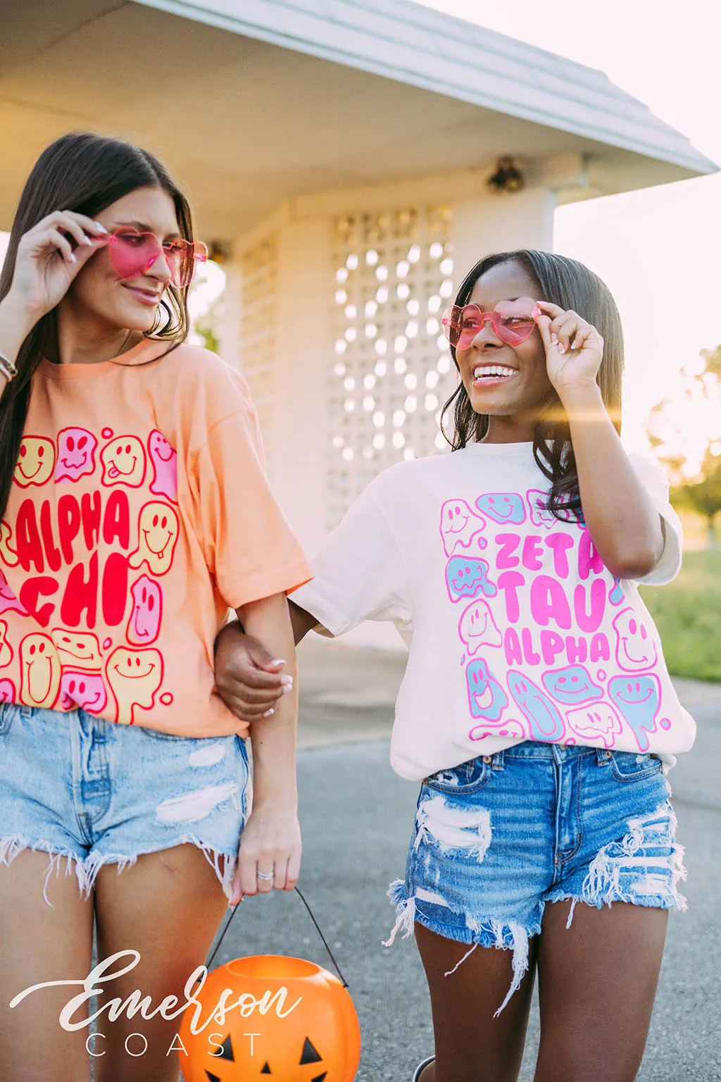 Zeta Tau Alpha PR Smiley Face Tee